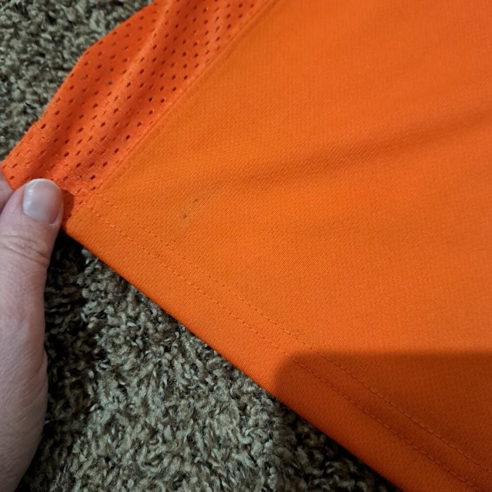 NFL Denver Bronco Team apparel set of 2 shirts jersey girls size 8 orange grey - Picture 3 of 11